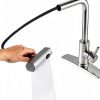 FORIOUS Touchless Kitchen Faucet Stainless Steel Waterfall-6