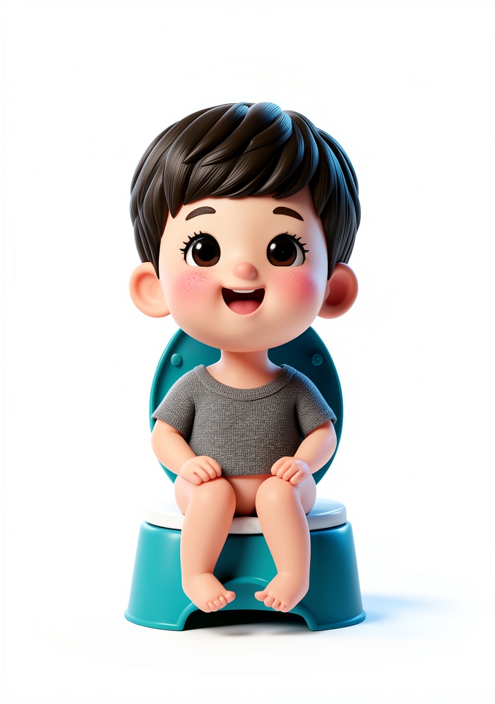 Kindle book open on a tablet showing potty training tips