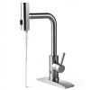 FORIOUS Touchless Kitchen Faucet Stainless Steel Waterfall-1
