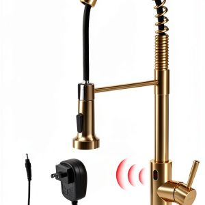 GIMILI Touchless Kitchen Faucet Gold Stainless Steel Pull-0