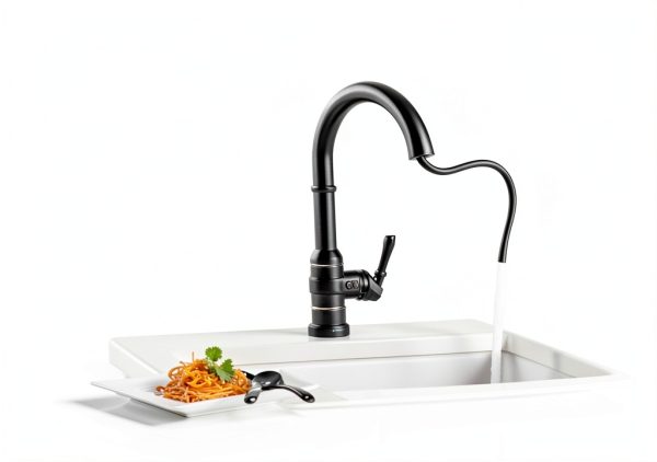 Delta Touchless Kitchen Faucet Venetian Bronze Zinc Modern-2