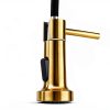 GIMILI Touchless Kitchen Faucet Gold Stainless Steel Pull-3