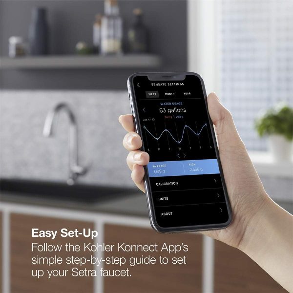 Kohler Touchless Kitchen Faucet Smart Polished Chrome-7