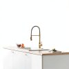 GIMILI Touchless Kitchen Faucet Gold Stainless Steel Pull-6