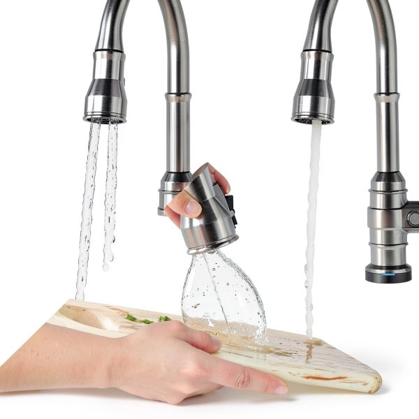 Delta Touchless Kitchen Faucet Venetian Bronze Zinc Modern-4