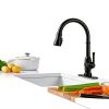 Delta Touchless Kitchen Faucet Venetian Bronze Zinc Modern-7