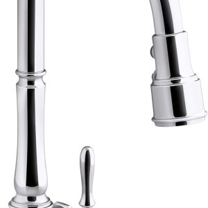 Kohler Touchless Kitchen Faucet Smart Polished Chrome-0