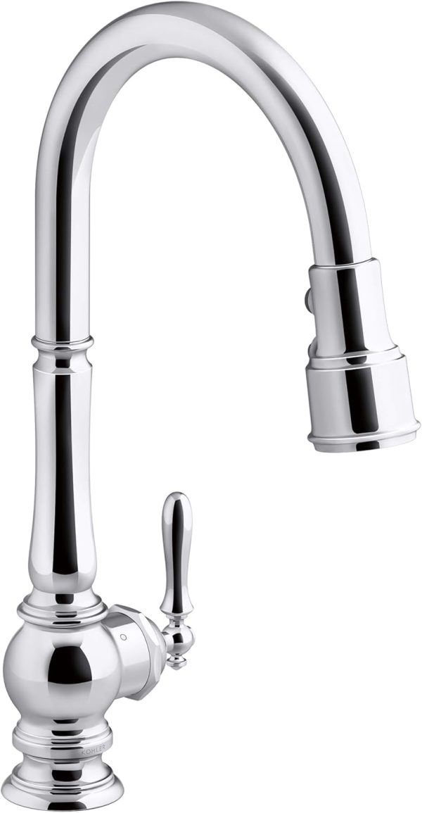 Kohler Touchless Kitchen Faucet Smart Polished Chrome-0