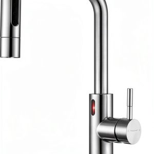 Charmingwater Touchless Kitchen Faucet Brushed Nickel-0